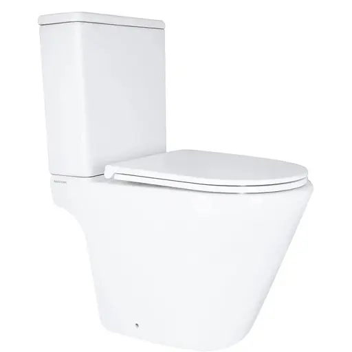 Унитаз-компакт Mixxus Bevel-0405-R 605x370x800 мм, Rimless MI6728, Белый - фото 1