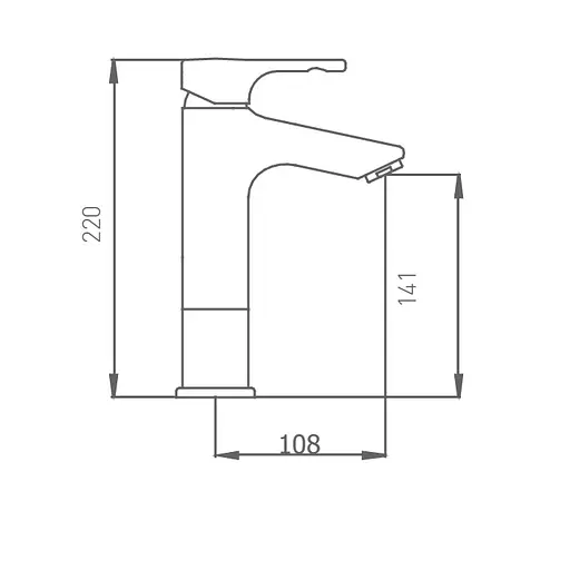 Смеситель для умывальника GRB Tender 40538400 Хром - фото 2