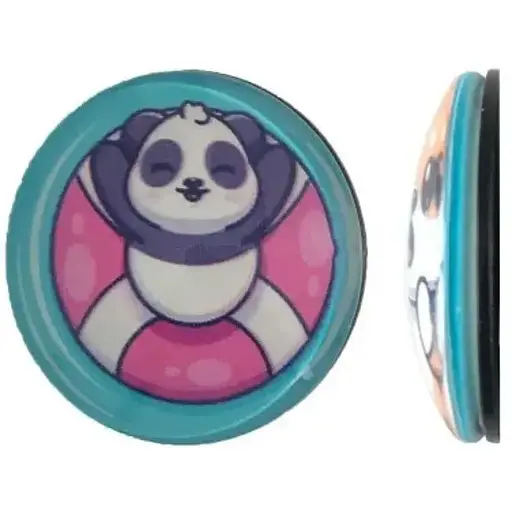 Тримач Поп Сокет New Glass (Скло) Baby Panda №1 - фото 1