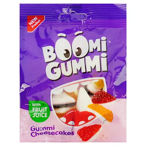 Цукерки желейні Boomi Gummi Cheesecake 70 г