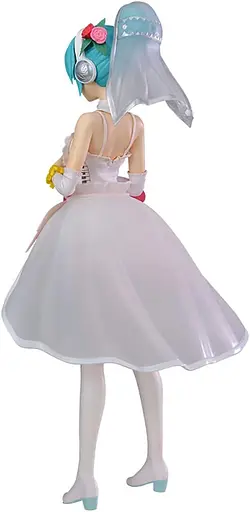 Коллекционная фигурка Sega Вокалоид Хацунэ Мику Vocaloid Hatsune Miku White Dress 23 см S V HM WD 23 - фото 2