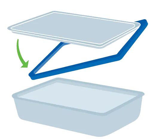 Форма з кришкою Pyrex Pure Glass, 24x19x8 см (2.6 л) - фото 4