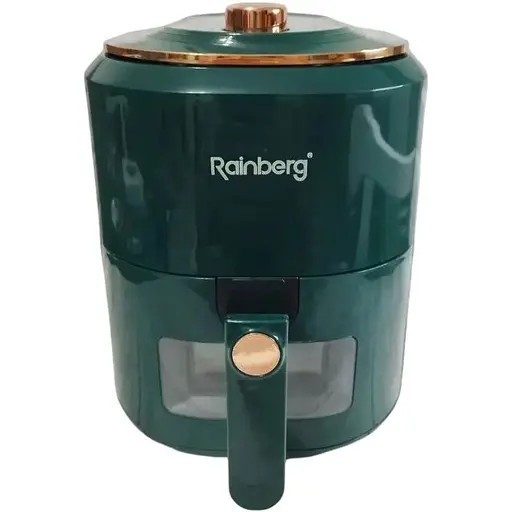 Аэрофритюрница электрическая безмасляная Rainberg RB-2242 7.5 л 3800 Вт Зеленый - фото 1