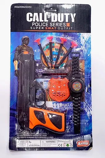 Ігровий набір поліцейського "Call of Duty" 502-34, на блістері (6975292160968) Вид 1 - фото 1