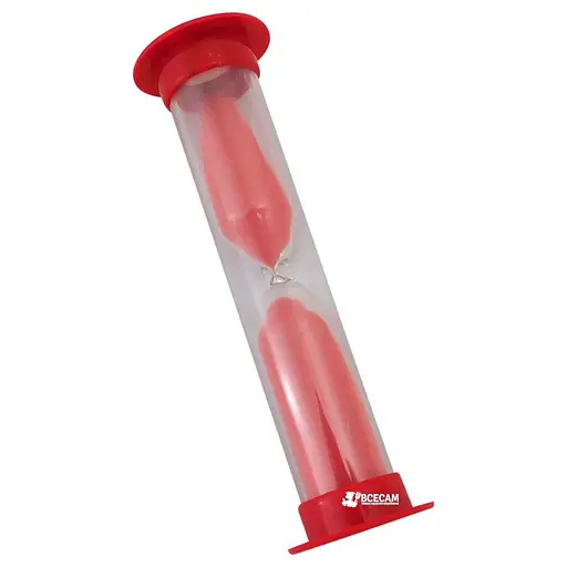 Часы песочные безопасный пластиковый тубус /10 минут/ 81572 - фото 4