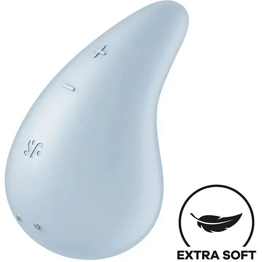 Вібратор Satisfyer Dew Drop Blue - фото 2