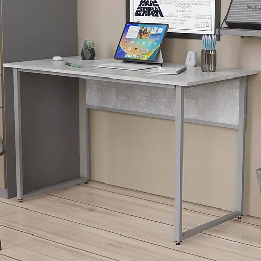 Стіл письмовий Коді Ferrum-decor 75x100x70 Сірий метал ДСП Бетон 32 мм (FRD-106602)