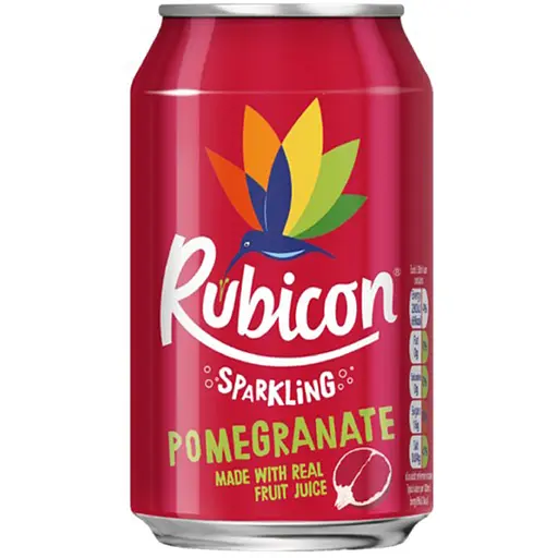 Напій Rubicon Sparkling Pomegranate безалкогольний сильногазований 0.33 л