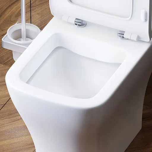 Унитаз-компакт Damixa Titan безободковый с сиденьем микролифт белый DX78C8600SC, Белый - фото 6