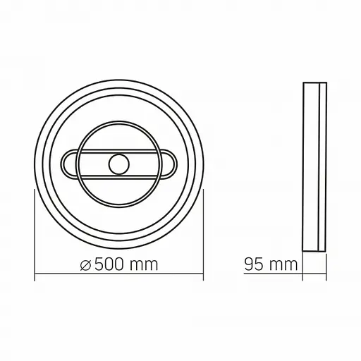 LED світильник функціональний Videx DECORA 52W VL-CLD-996-CF - фото 3