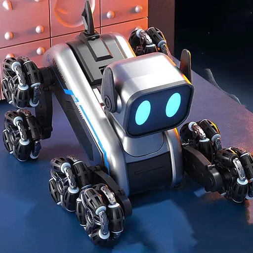 Інтерактивна іграшка Собака-Робот SHT 2950-1 (2 charger battery) Silver - фото 4