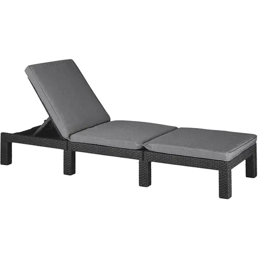 Шезлонг пластиковий Keter Daytona, сірий - фото 1