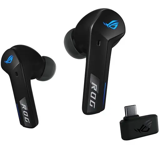 Наушники беспроводные геймерские Asus ROG Cetra True Wireless SpeedNova (90YH03Y0-BTUA00) черные - фото 2