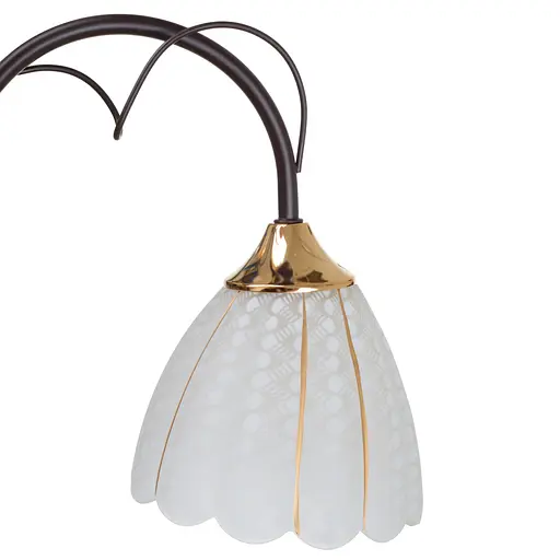 Люстра стельова Brille в спальню E27 60W BK (LK-679S/3) - фото 7