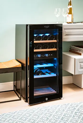 Холодильник для вина Adler AD 8080 на 24 пляшки/60 л - фото 6