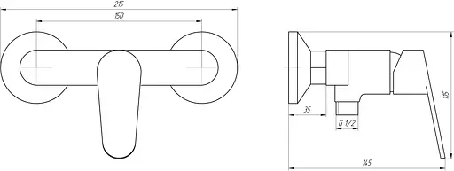 Смеситель для душа Topaz Zara TZ 13705-H37 Хром - фото 5