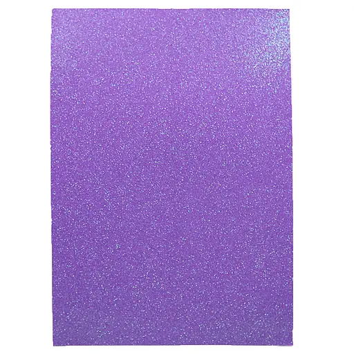 Фоаміран EVA Iridescent HQ, 1.7 мм, Фіолетовий, з клеєм, А4, 10 аркушів в упаковці