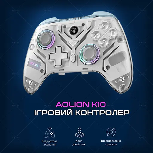 Геймпад бездротовий Aolion K10 для PC, Nintendo Switch, iOS і Android - фото 2
