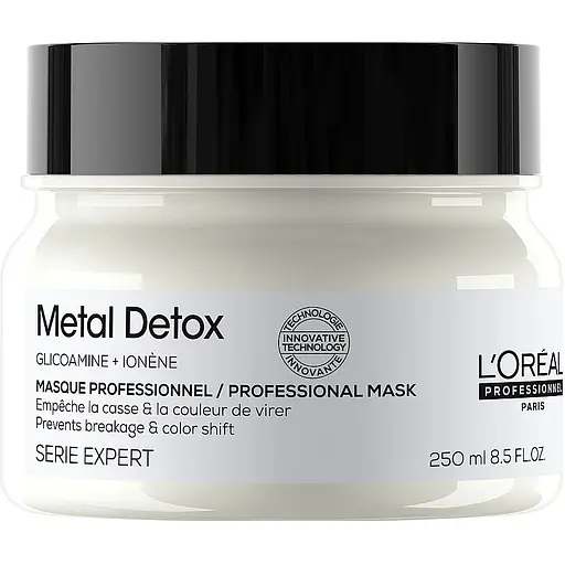 Маска L'Oreal Professionnel Serie Expert Metal Detox для уменьшения ломкости и нежелательного изменения цвета 250 мл - фото 1