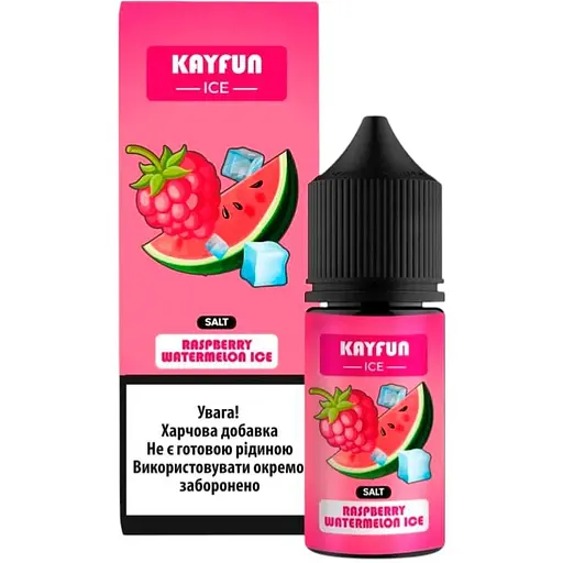 Набор компонентов для самозамеса солевой заправки Flavorlab Kayfun Ice Raspberry Watermelon Ice Малина Арбуз 30 мл, 0-50 мг (18735) - фото 1