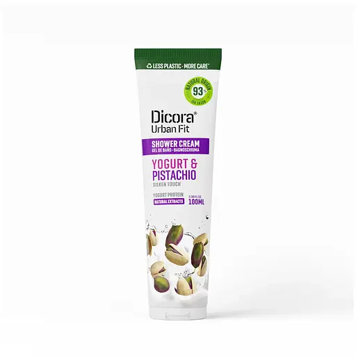 Крем-гель для душу Протеїновий йогурт та фісташки Dicora Urban Fit 100 мл - фото 1