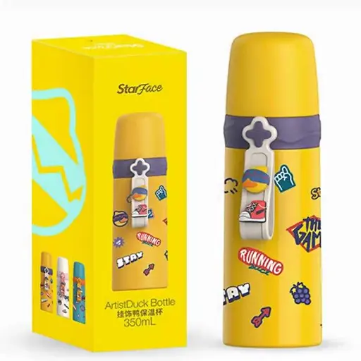 Термос дитячий Happy Day 350 мл з нержавіючої сталі з колбою для сублімації - фото 3