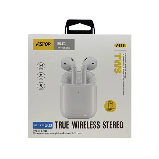Навушники Aspor A616 (2rd generation) White - фото 2