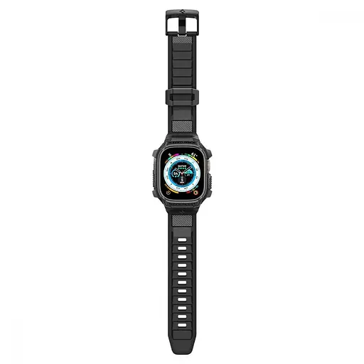 Чохол та ремінець Spigen Rugged Armor Pro Band для Apple Watch Ultra 49 мм Black (ACS05460) - фото 9