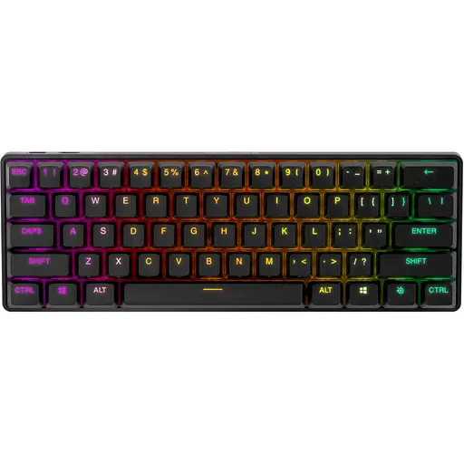 Клавіатура SteelSeries Apex Pro Mini RGB OmniPoint Switches Wireless Black (64842) - фото 1