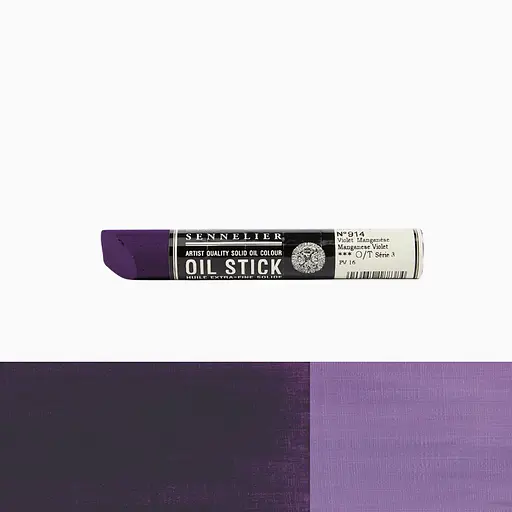 Фарба олійна у формі пастелі Sennelier Oil Stick, 38 мл, S3, Марганцева фіолетова (Manganese violet) - фото 2