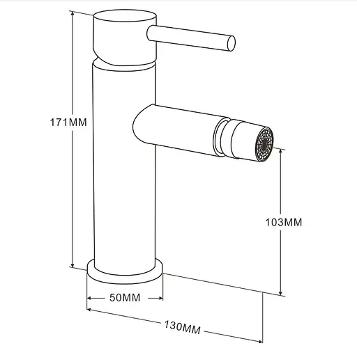 Смеситель для биде Mexen Elba White MEX-74120-20 Белый - фото 2