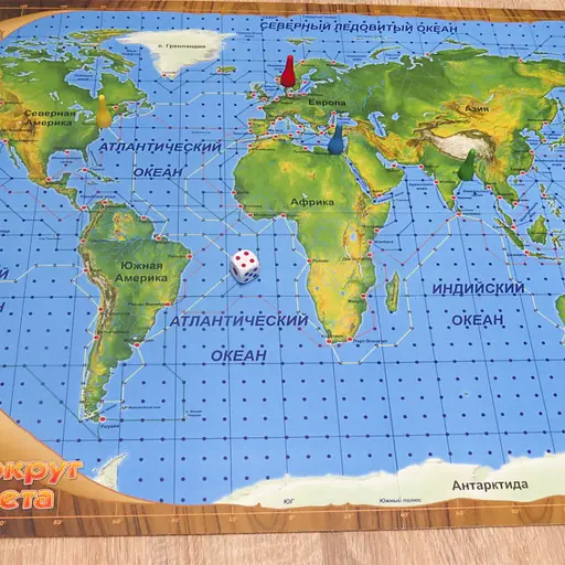 Настільна гра "Навколо світу" 0246 укр. мовою - фото 4