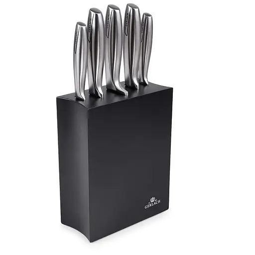 Набір з 5 кухонних ножів та підставки Gerlach Modern (5901035518261)
