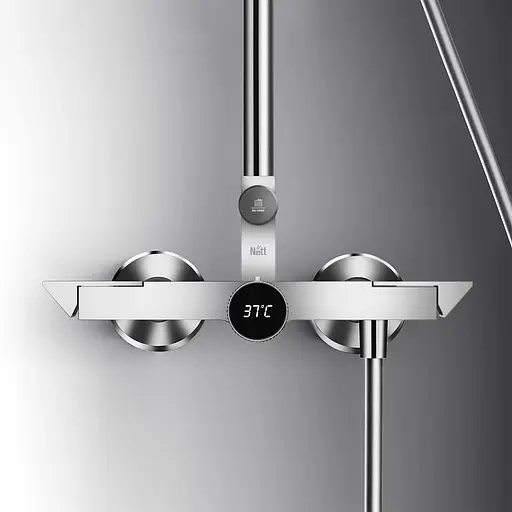 Душова система зовнішнього монтажу Nett для душу WH-19, Хром - фото 4