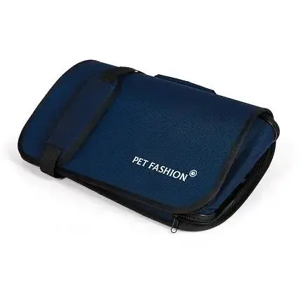 Сумка-переноска для собак та котів Pet Fashion Vesta 38х22х22 см синя - фото 4