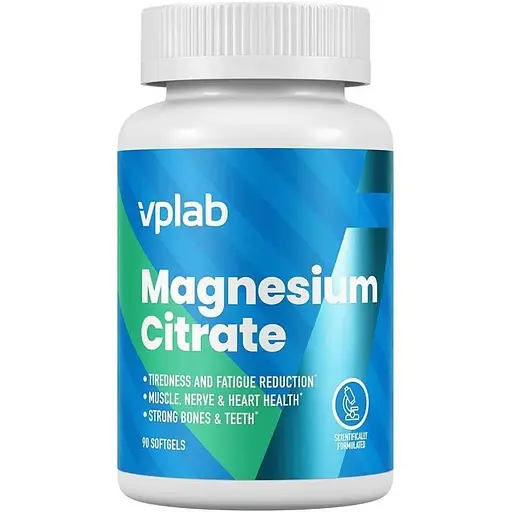 Цитрат магнію VPLab Magnesium Citrate, 90 капсул