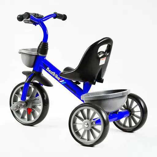 Дитячий триколісний велосипед Best Trike BS-12530 EVA колеса синій - фото 2