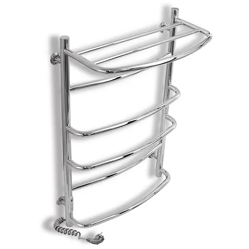 Електрична рушникосушарка Laris Єврофлеш П6 500x800 з полицею Е ліва S 73207610, Хром, Ліве, Електронний - фото 3