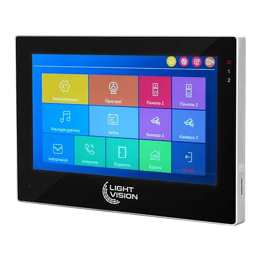 Видеодомофон 7" WiFi Tuya Light Vision SINGAPORE (AI) FHD Black (82-00241) - фото 2