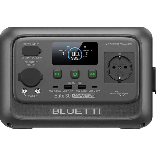 Зарядна станція Bluetti Elite 30 V2 600W (P-EL30V2-EU-GY-BL-010) [149152]