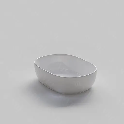 Умивальник VBI Modena S white накладний VBI-012001, Білий - фото 5