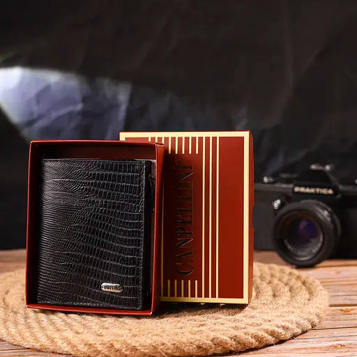 Кожаный кошелек Canpellini 9.7х11.5х1.5 см acs0025180 - фото 8