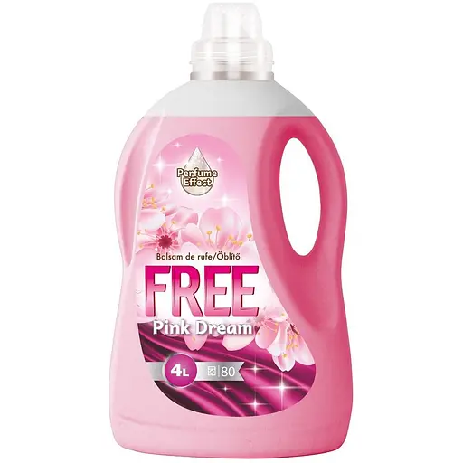 Кондиціонер-пом'якшувач для білизни Free Pink Dreams 4 л