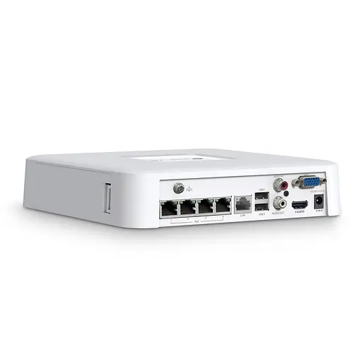 IP-видеорегистратор TP-Link VIGI NVR1104H-4P, 4 канала Poe, 2xUSB, H265+, 1xHDD, до 16 ТБ, белый - фото 3