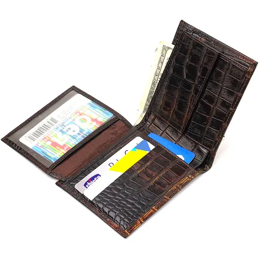 Чоловічий шкіряний гаманець Canpellini 11х9.5х2 см acs0025672 - фото 5