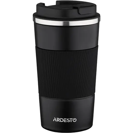 Термокружка Ardesto Urban 500 м черная нержавеющая сталь