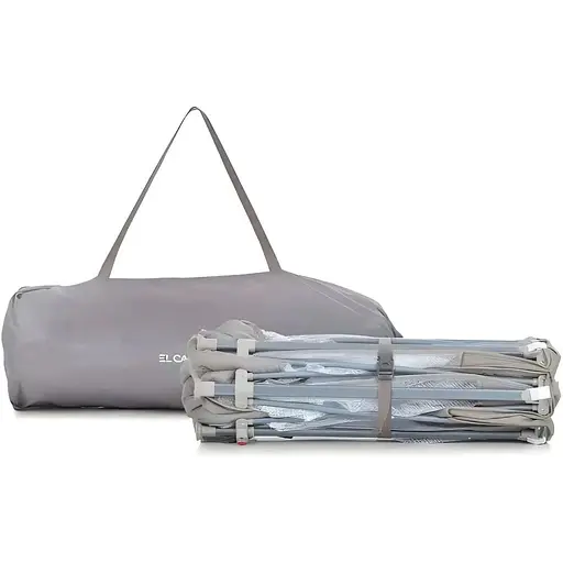 Манеж El Camino ME 1195 SWIFT 6 шестиугольный с мягким матрасом бежевый - фото 4