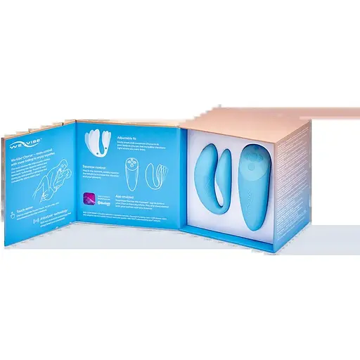 Смарт-вібратор для пар We-Vibe Chorus Blue - фото 5