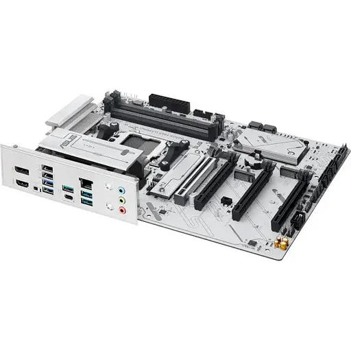 Материнская плата Asus AM5 B650E MAX Gaming WIFI W, B650, 4xDDR5, Int.Video (CPU), 4xSATA3, 3xM.2, 1xPCI-E 5.0x16, 1xPCI-E 4.0x16, 2xPCI. 2.5Gb, WiFi 6E, Bluetooth 5.3, 8xUSB 3.2/8xUSB 2.0, HDMI/DP, ATX - фото 6