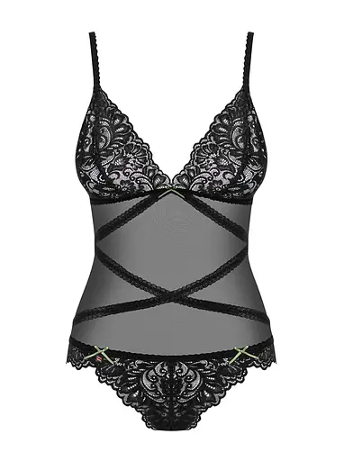 Боди Obsessive Bondea L/XL черный - фото 4